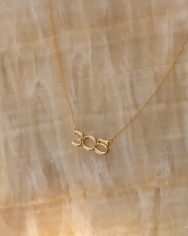 The Nameplate Necklace- Area Codes [Vintage] sold by Luv Aj