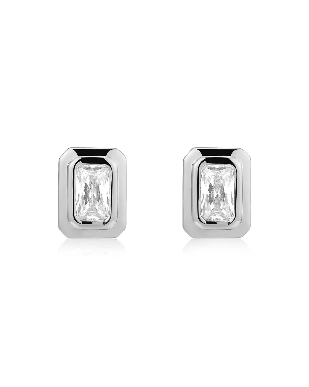 The Emerald Bezel Studs (Gold Ships Mid January) sold by Luv Aj product image thumbnail 2