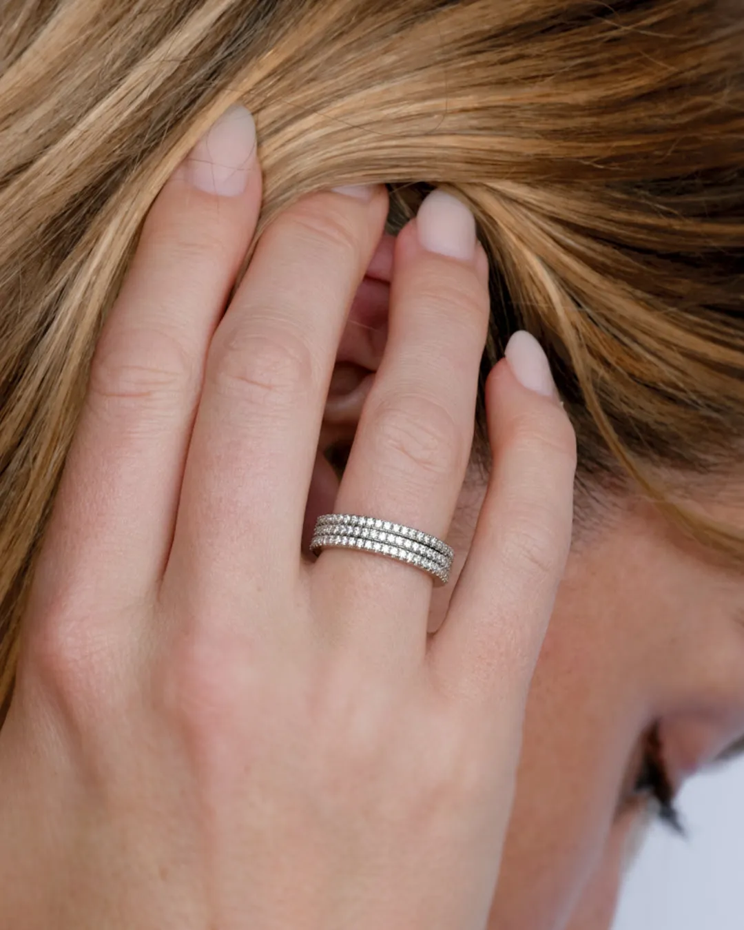 The Classic Pave Bands Set sold by Luv Aj product image thumbnail 4