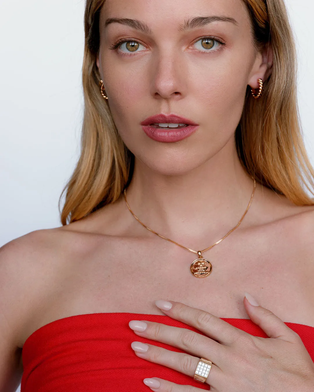 The 'I Love Jewelry' Coin Necklace sold by Luv Aj product image thumbnail 4