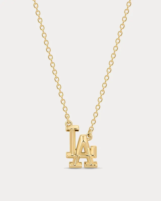 The MLB Logo Charm Necklace sold by Luv Aj