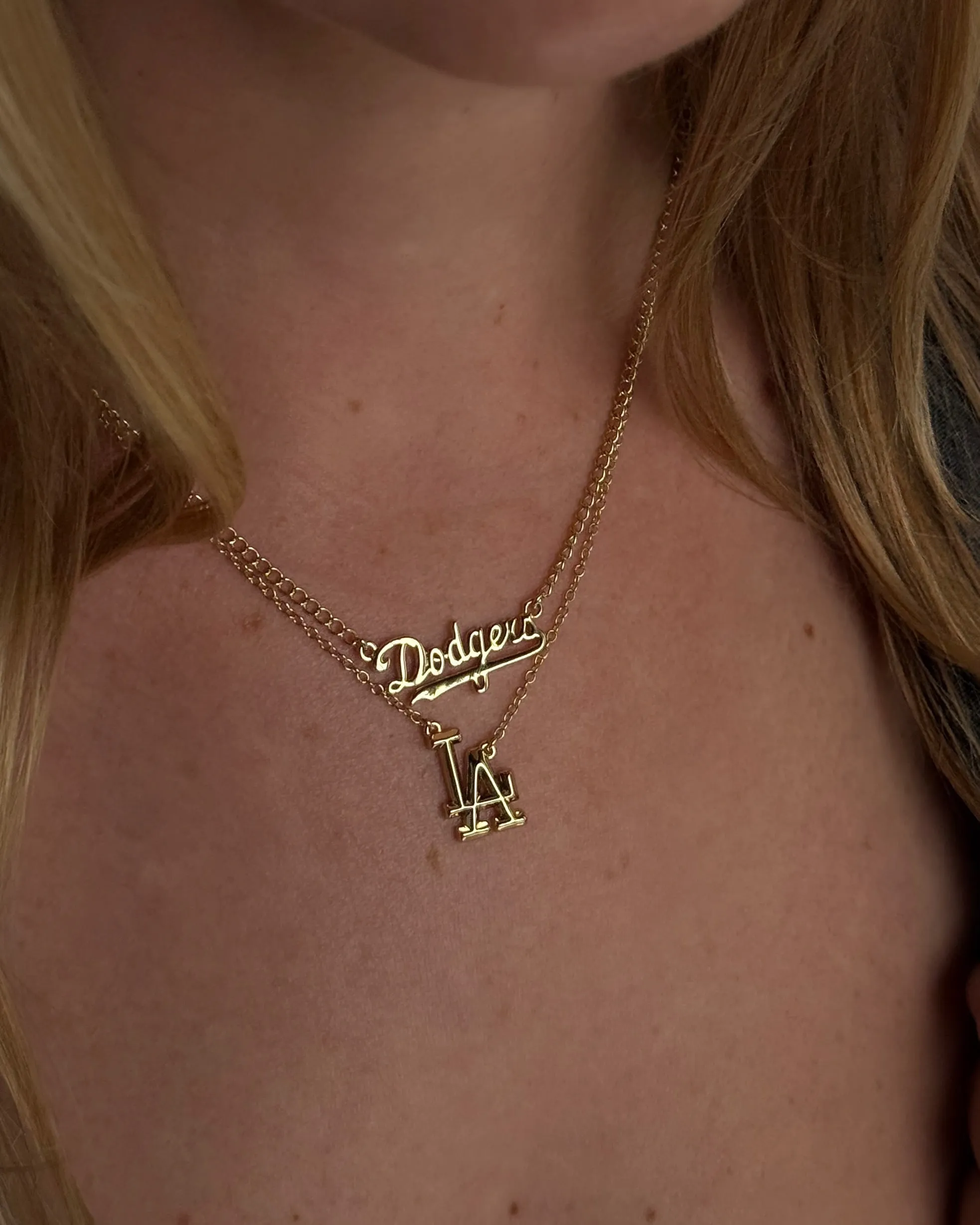 The MLB Logo Charm Necklace sold by Luv Aj product image thumbnail 5