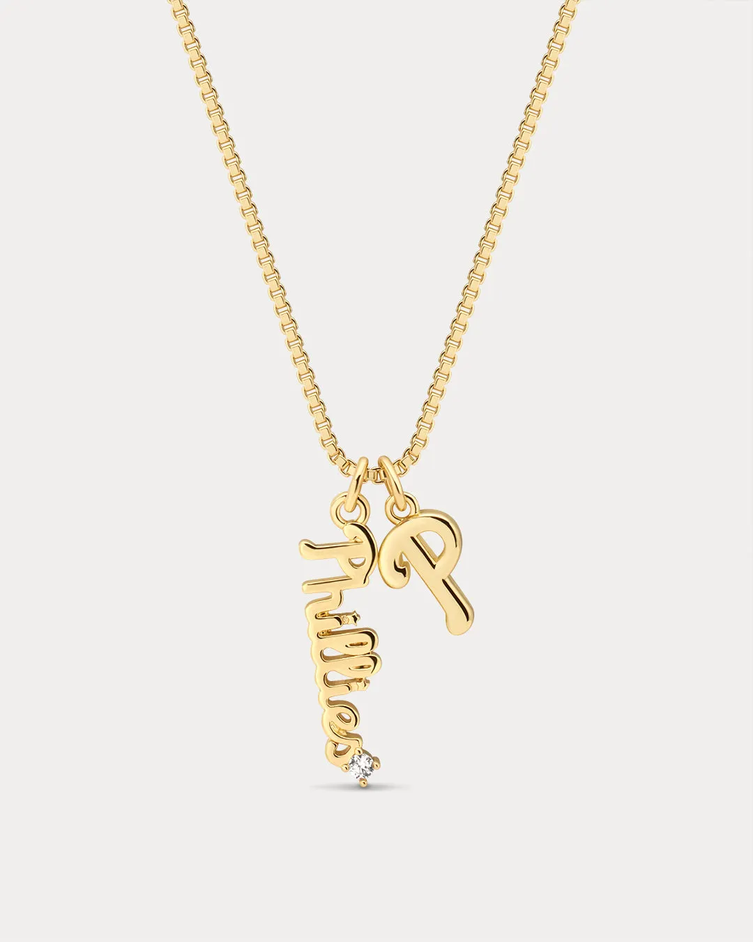 The MLB Layered Nameplate Necklace sold by Luv Aj product image thumbnail 4