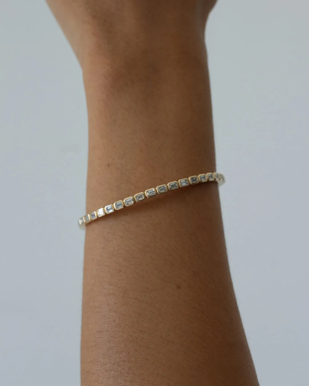 The 24/7 Flex Tennis Bracelet- Emerald Cut sold by Luv Aj product image thumbnail 3