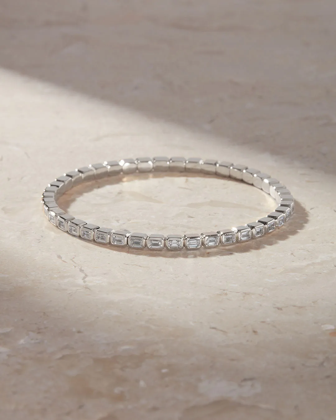 The 24/7 Flex Tennis Bracelet- Emerald Cut sold by Luv Aj product image thumbnail 2