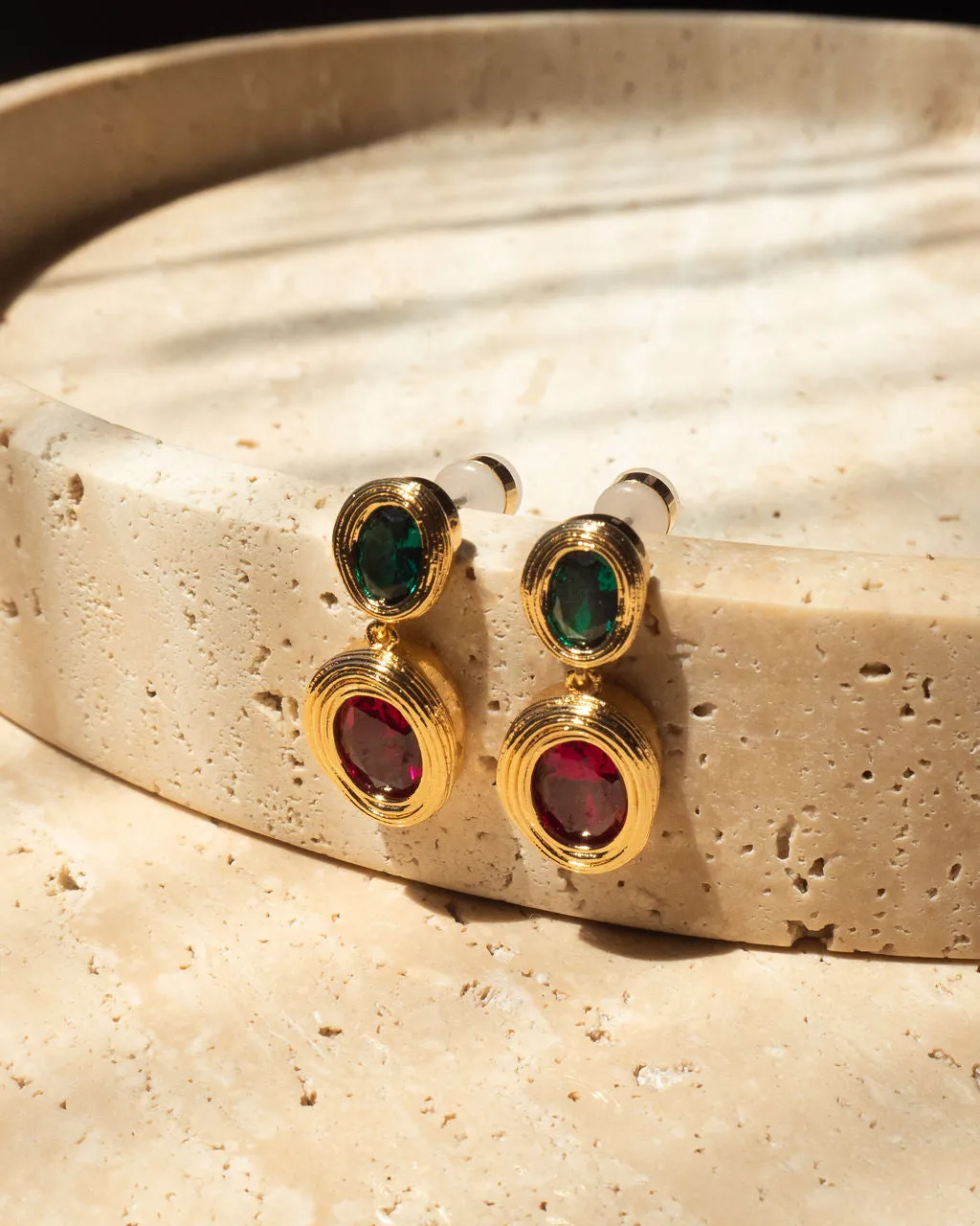 The Royale Stone Drop Studs sold by Luv Aj product image thumbnail 5