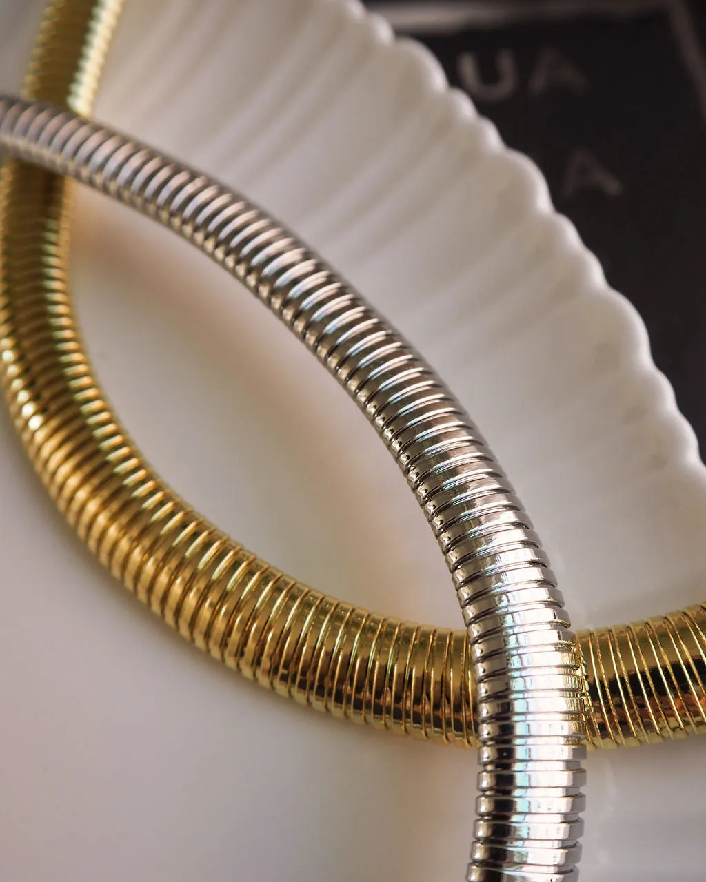 Flex Snake Chain Necklace- Silver sold by Luv Aj product image thumbnail 3