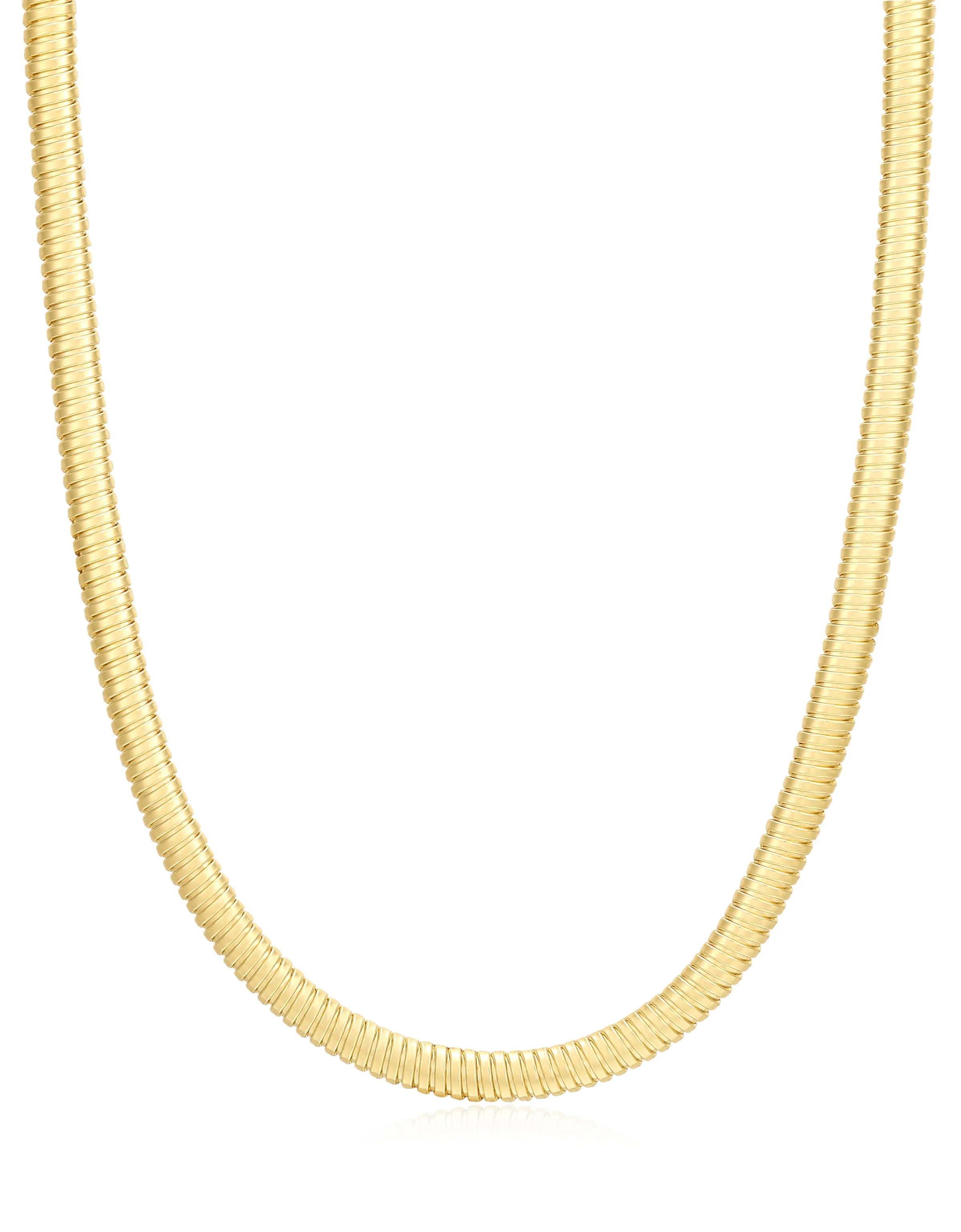 Mini Flex Snake Chain Necklace- Gold sold by Luv Aj