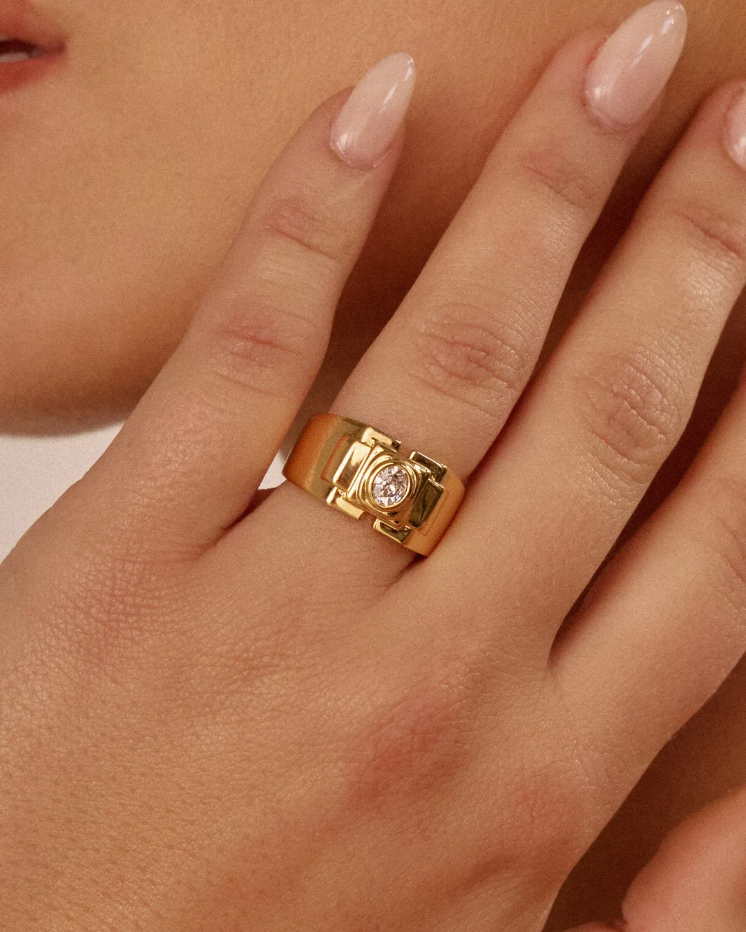 The Déco Statement Ring sold by Luv Aj product image thumbnail 4