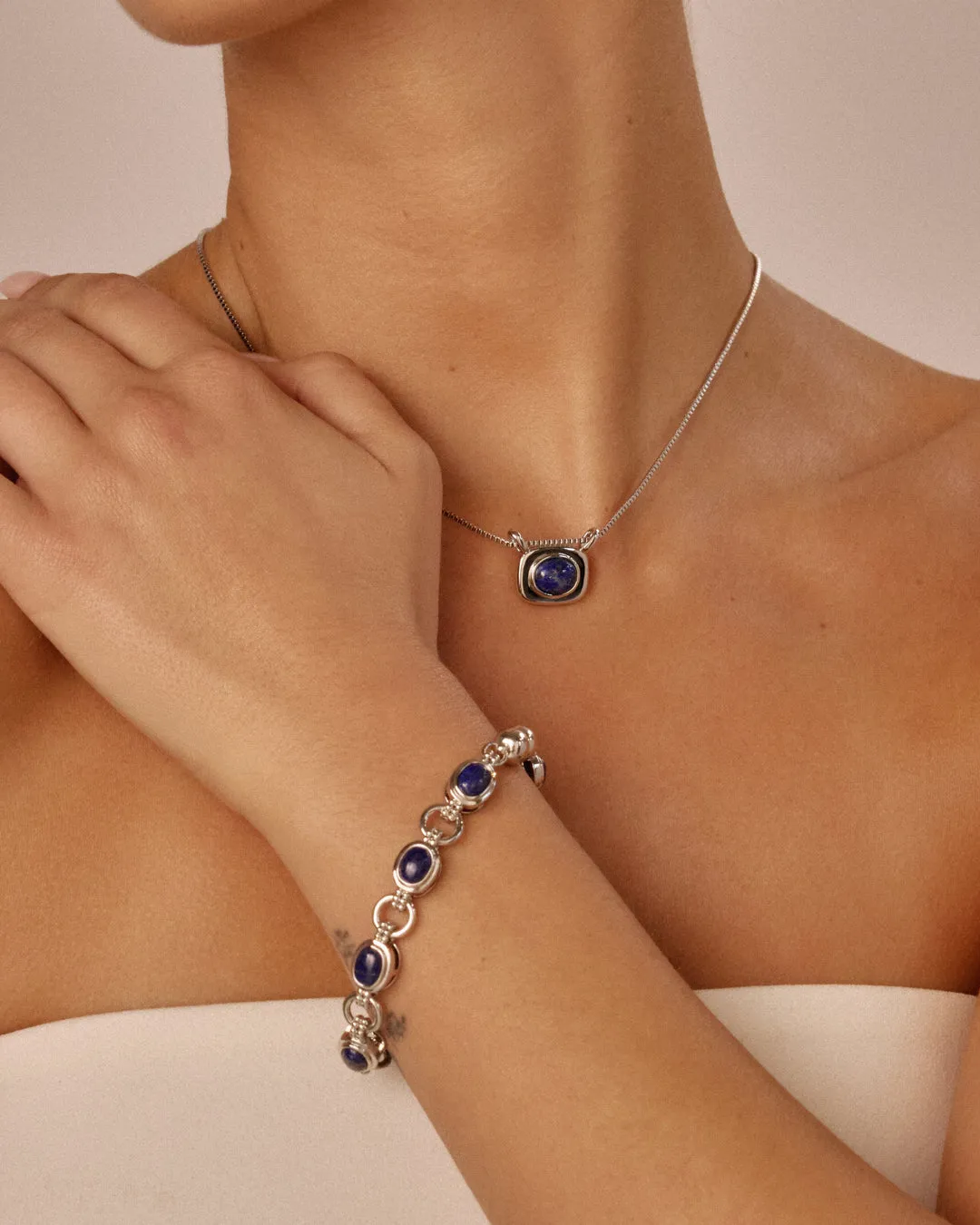 The Lapis Link Bracelet sold by Luv Aj product image thumbnail 4