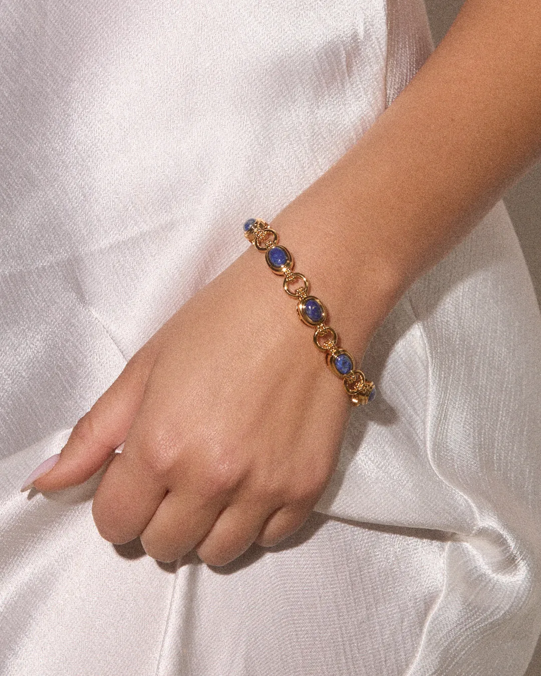The Lapis Link Bracelet sold by Luv Aj product image thumbnail 3