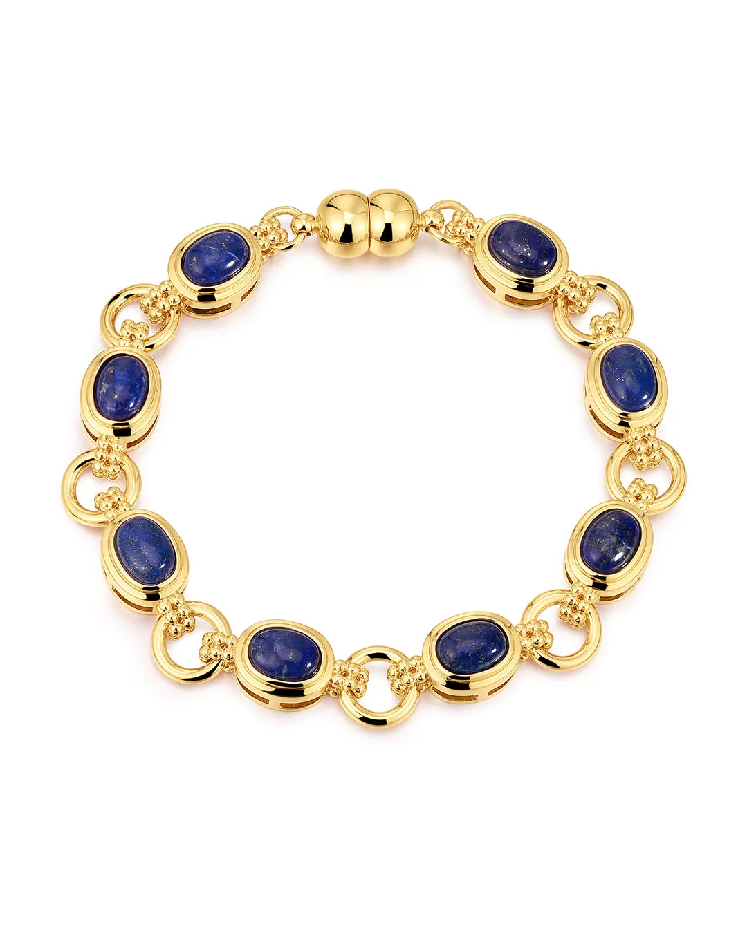 The Lapis Link Bracelet sold by Luv Aj