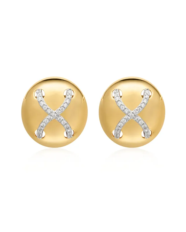 Mariner Cross Studs sold by Luv Aj