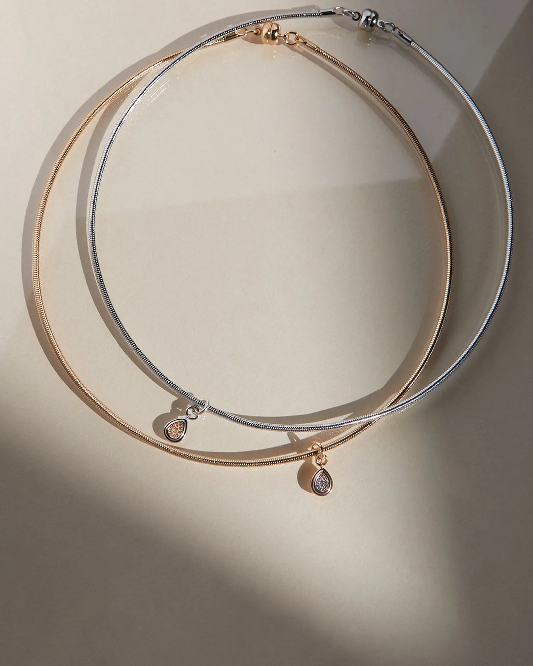 Pear Charm Snake Chain Necklace sold by Luv Aj product image thumbnail 3