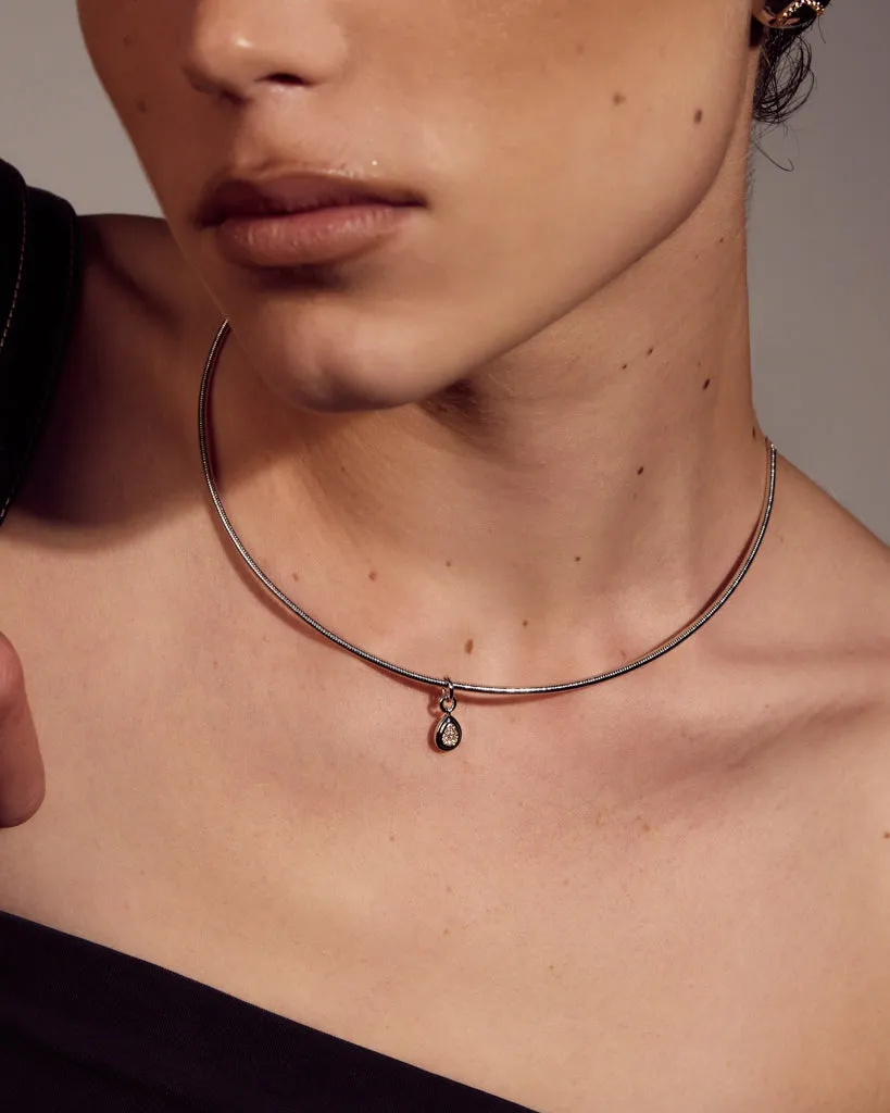 Pear Charm Snake Chain Necklace sold by Luv Aj product image thumbnail 5