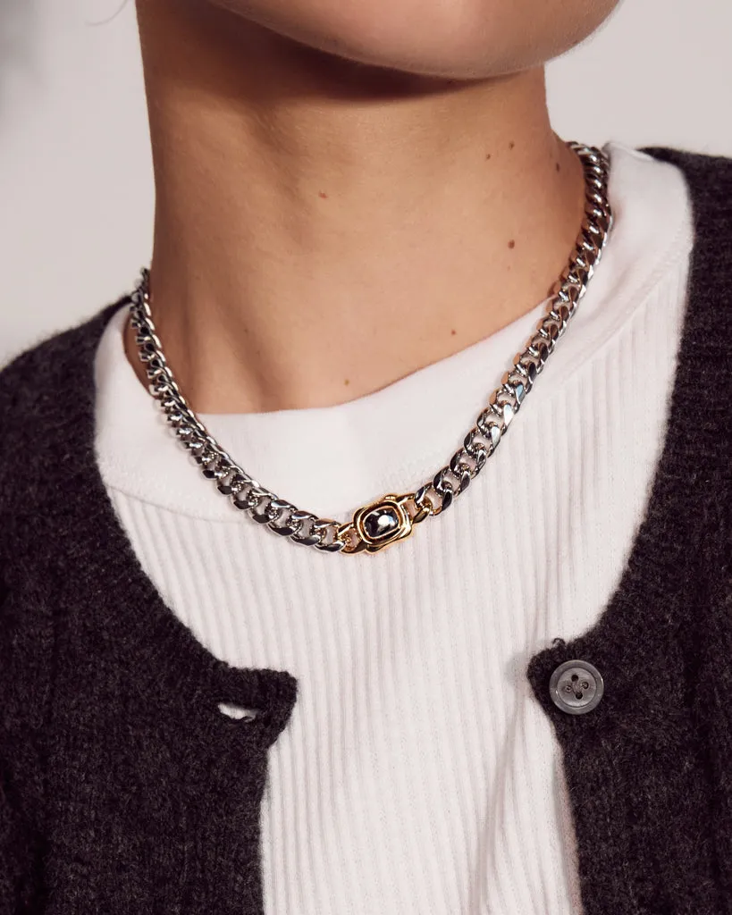 Kate Bezel Stud Necklace sold by Luv Aj product image thumbnail 4