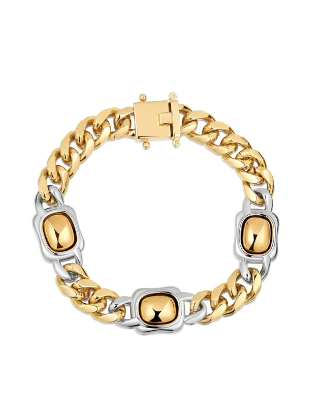 Kate Bezel Stud Bracelet sold by Luv Aj