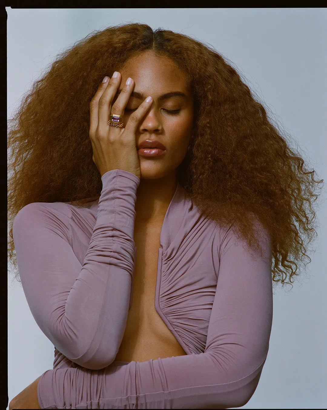 The Caroline Step-Cut Ring- Amethyst sold by Luv Aj product image thumbnail 4