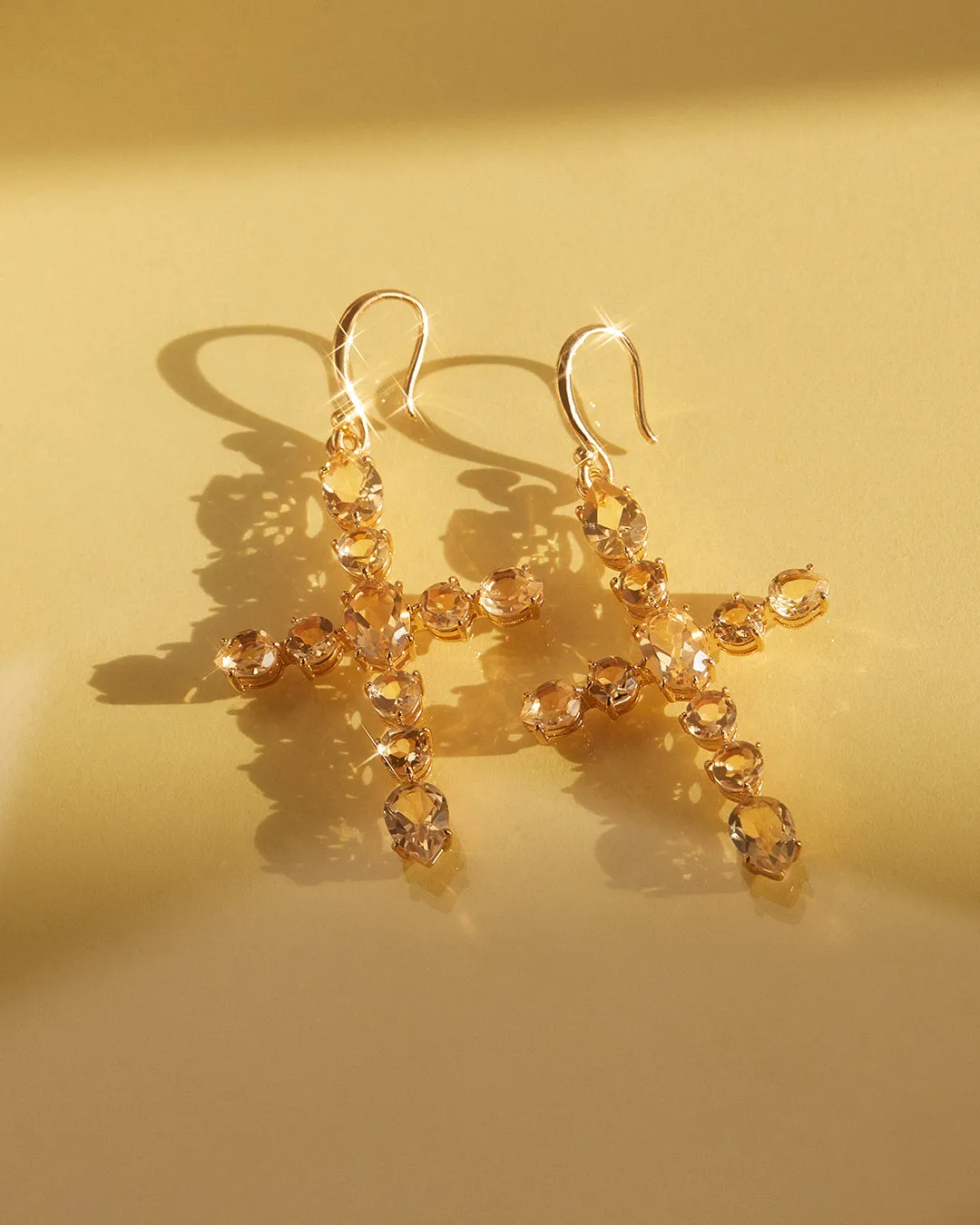 The Isabella Cross Earrings sold by Luv Aj product image thumbnail 3