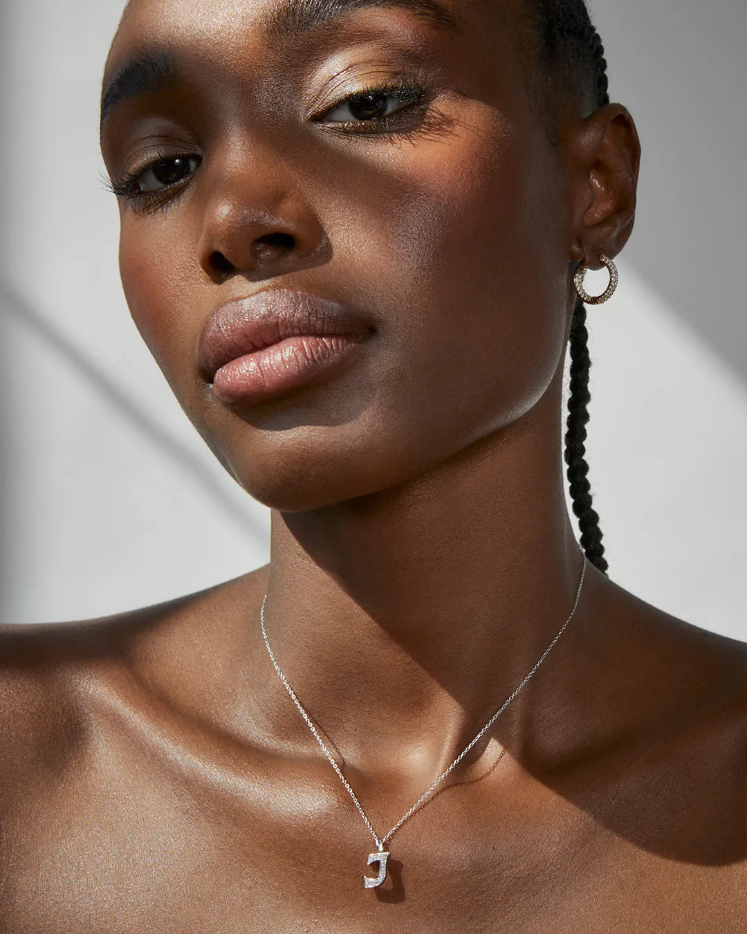 Pave Initial Necklace— Vintage sold by Luv Aj product image thumbnail 5