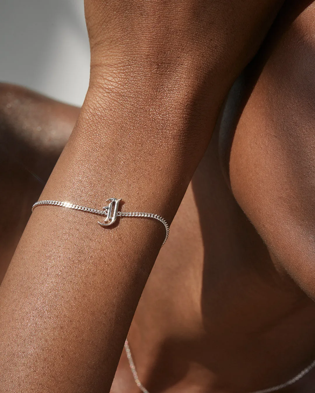 Initial Bracelet- Old English sold by Luv Aj product image thumbnail 5