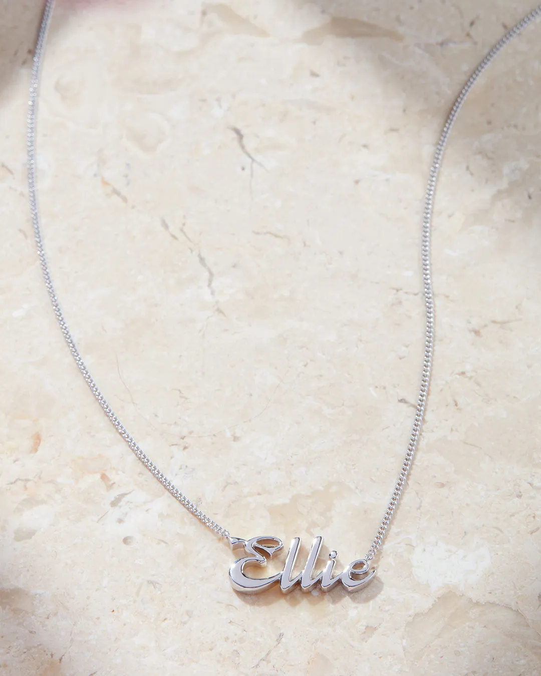 Cursive Nameplate Necklace sold by Luv Aj product image thumbnail 2