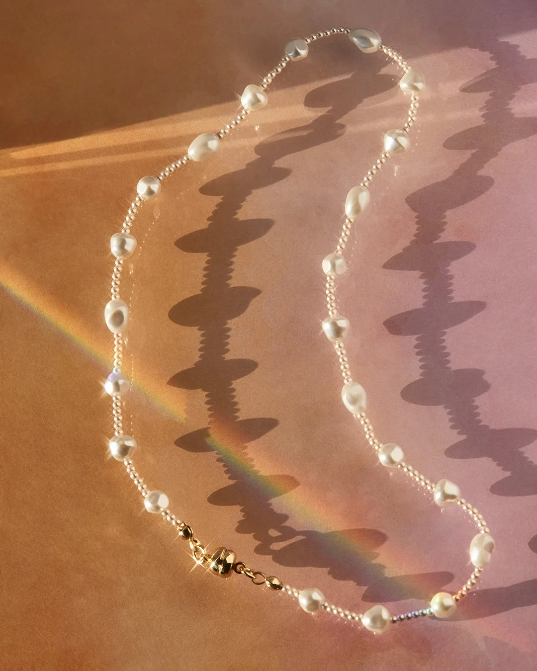 The Pearl Stud Necklace sold by Luv Aj product image thumbnail 3