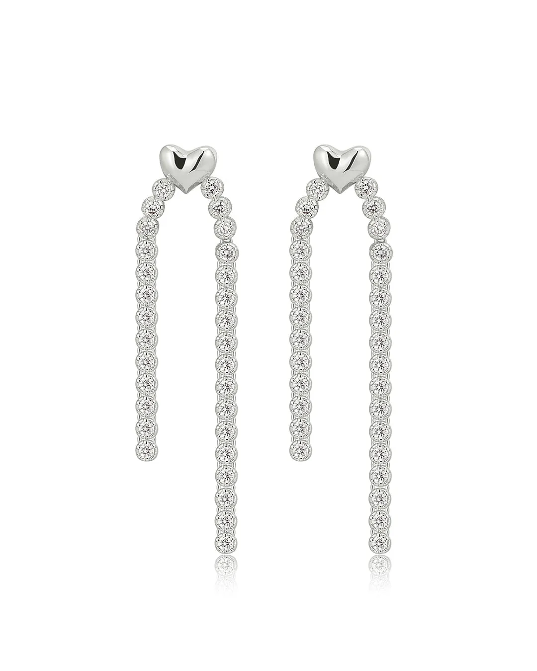 The Molten Heart Cascading Studs sold by Luv Aj product image thumbnail 2