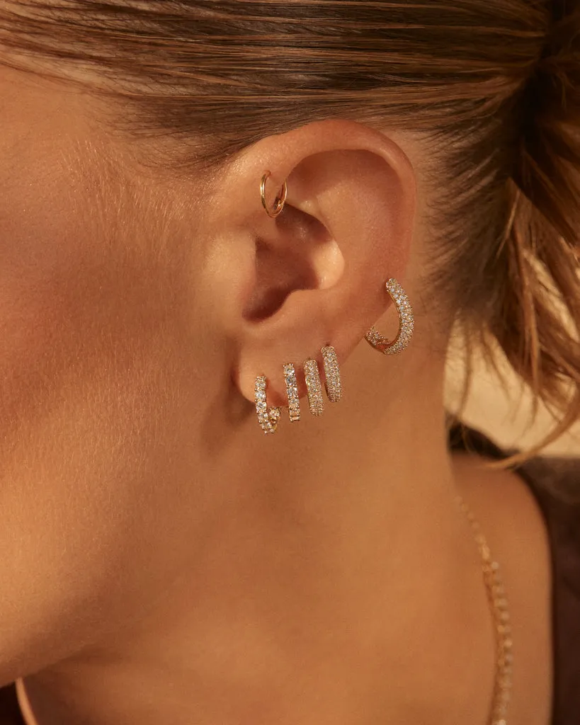 The Forever Flawless Diamond Huggies sold by Luv Aj product image thumbnail 3