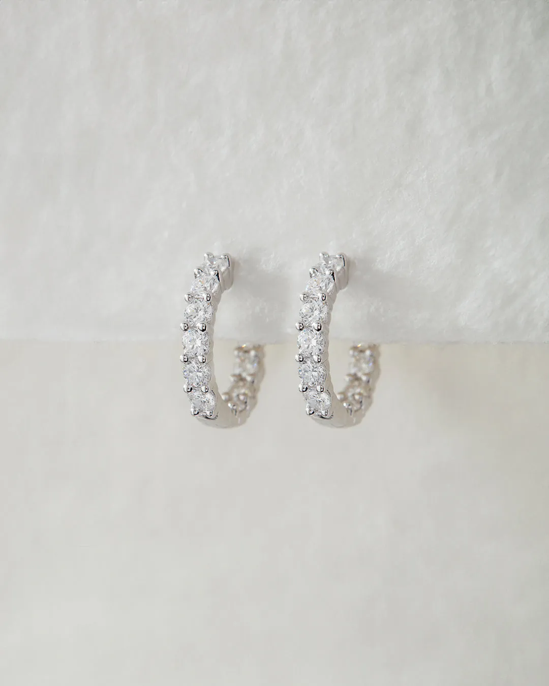 The Forever Flawless Diamond Huggies sold by Luv Aj product image thumbnail 2