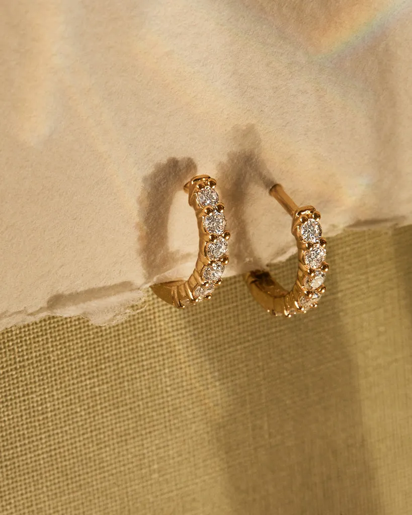 The Forever Flawless Diamond Huggies sold by Luv Aj product image thumbnail 5