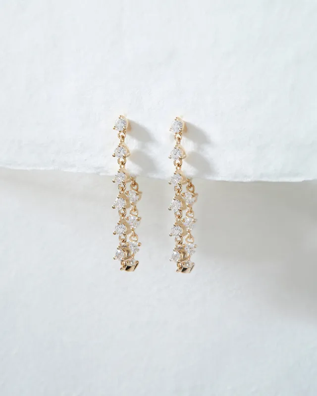 The Diamond Ballier Studs sold by Luv Aj