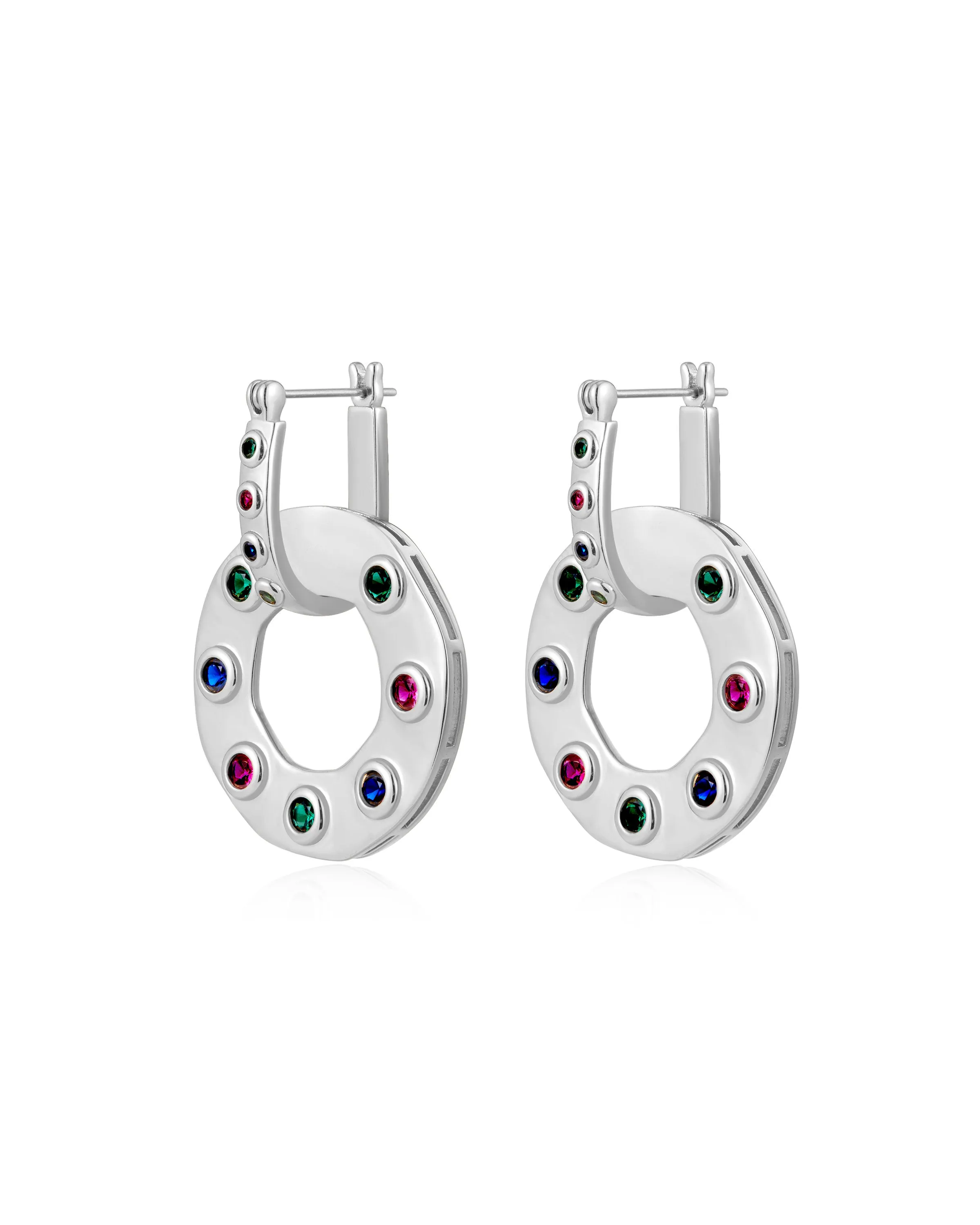 The Royale Stone Statement Earrings sold by Luv Aj product image thumbnail 2