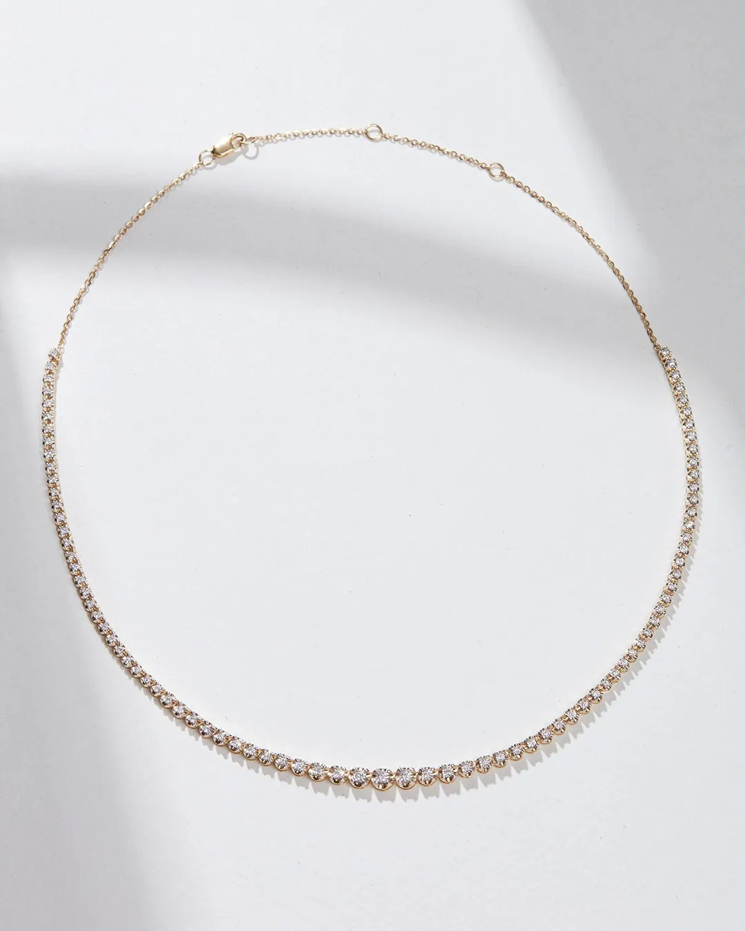 The Pia Tennis Necklace sold by Luv Aj product image thumbnail 4