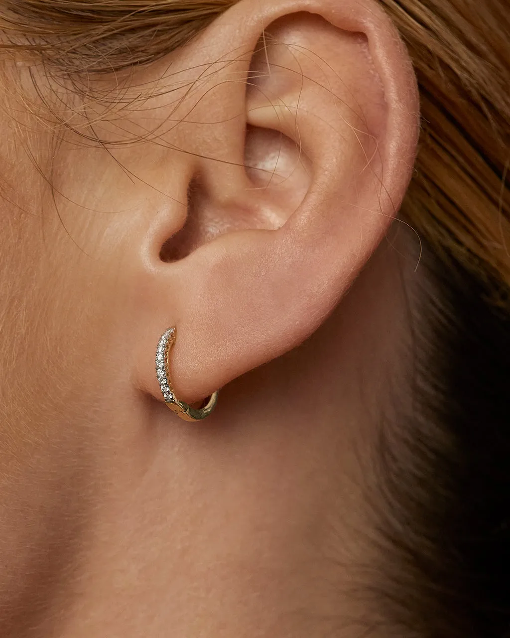 The Dreamy Diamond Hoops (11mm) sold by Luv Aj product image thumbnail 2