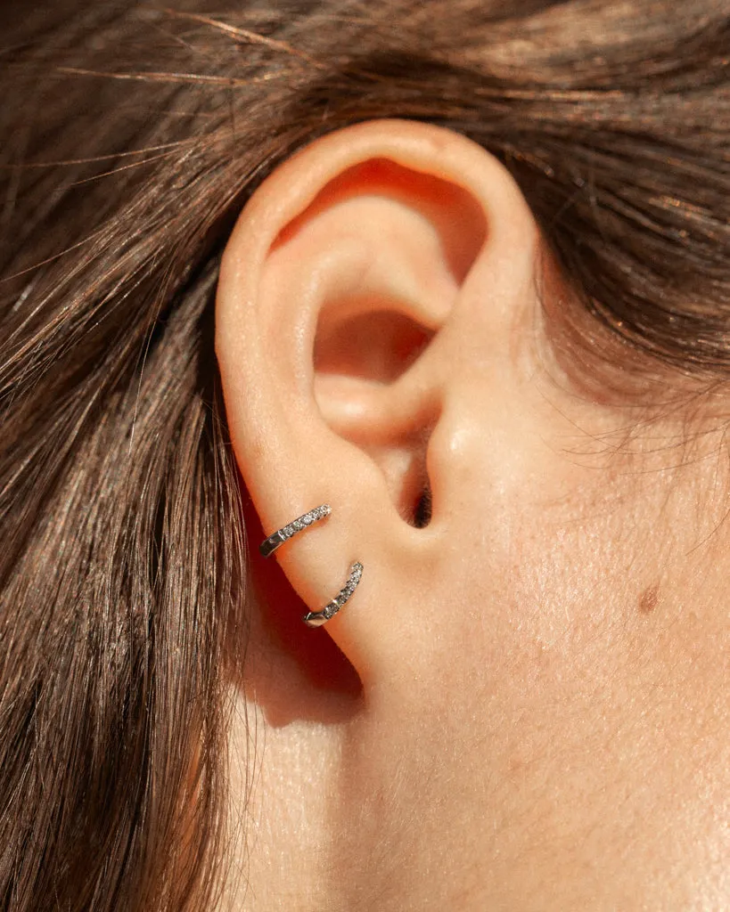 The Tiniest Diamond Huggies sold by Luv Aj product image thumbnail 2