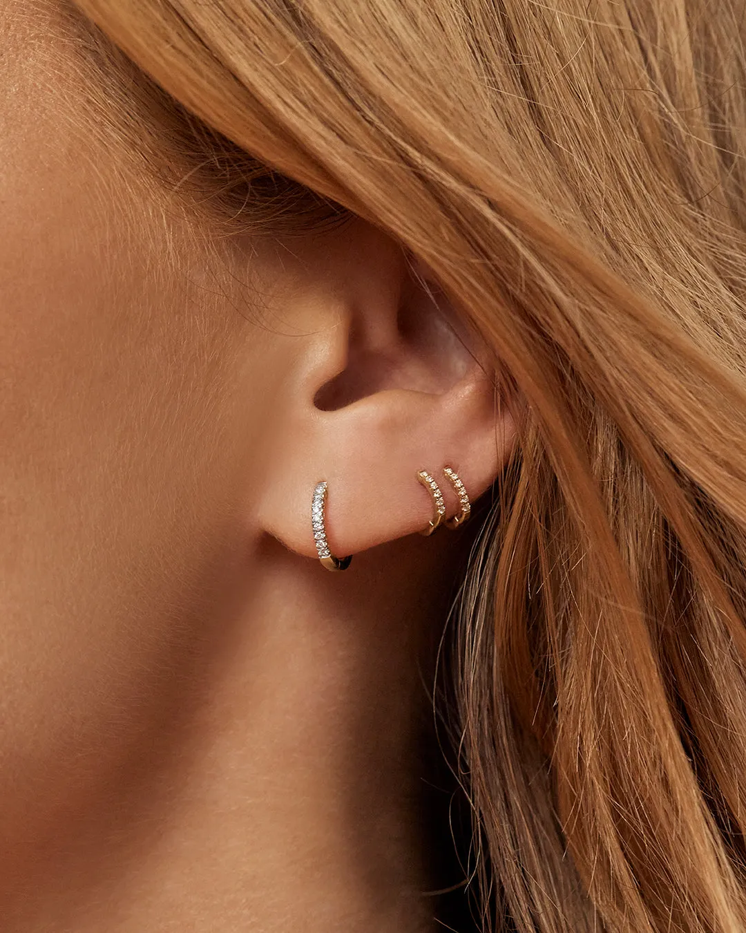 The Tiniest Diamond Huggies sold by Luv Aj product image thumbnail 4