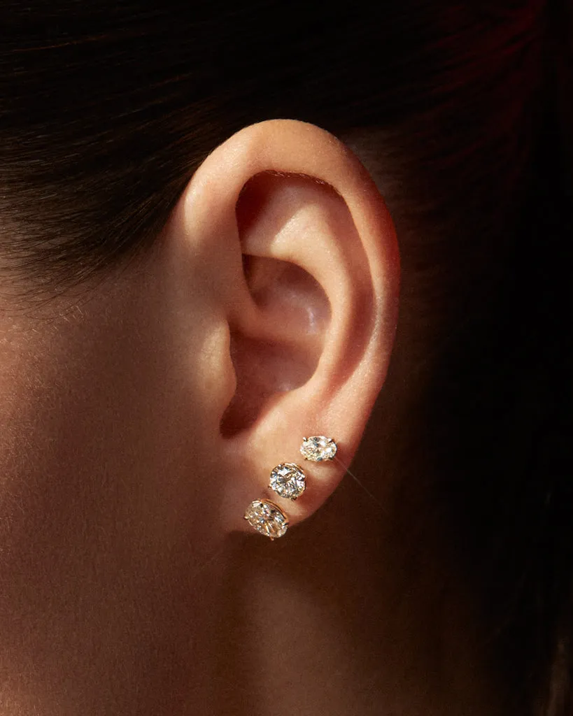 The Ultimate Oval Solitaire Studs sold by Luv Aj product image thumbnail 4