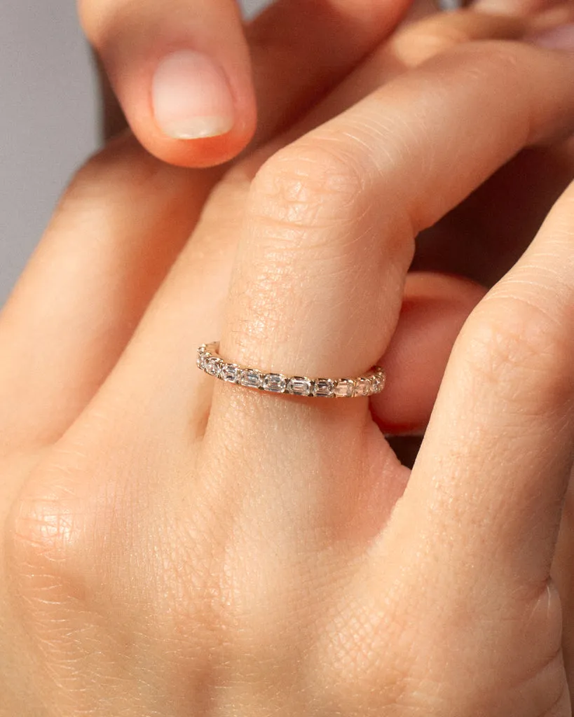 The Perfect Emerald Eternity Band sold by Luv Aj product image thumbnail 5