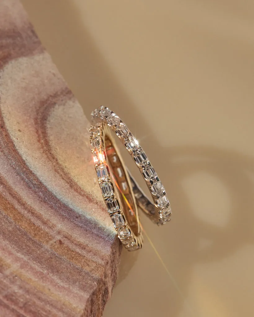 The Perfect Emerald Eternity Band sold by Luv Aj product image thumbnail 4