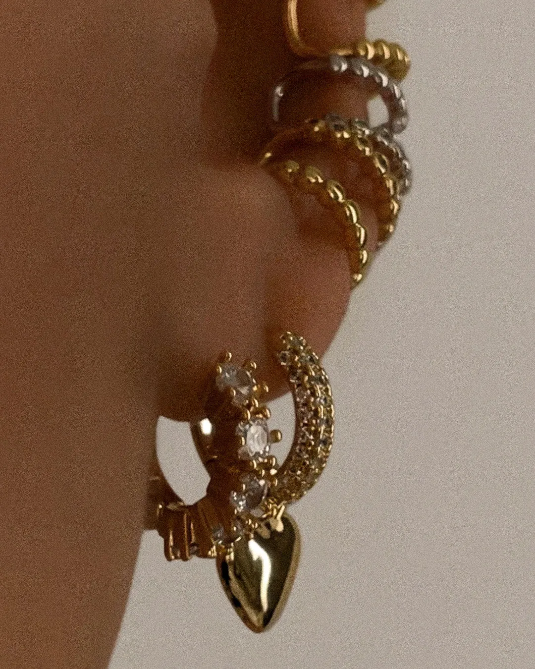 Puffy Heart Huggies- Gold sold by Luv Aj product image thumbnail 4