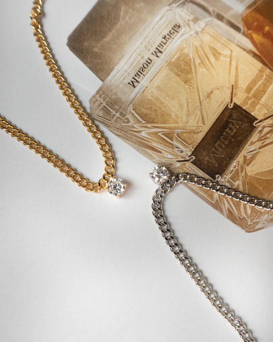 Bardot Stud Charm Necklace- Silver (Ships Early May) sold by Luv Aj product image thumbnail 4