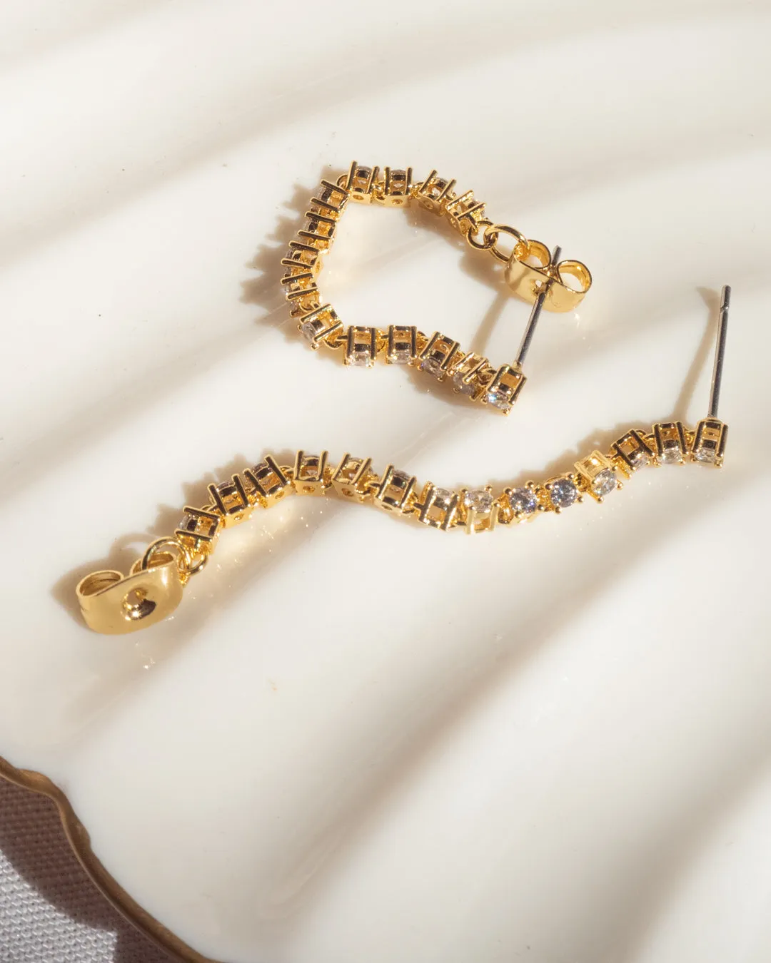Ballier Chain Studs- Gold sold by Luv Aj product image thumbnail 5