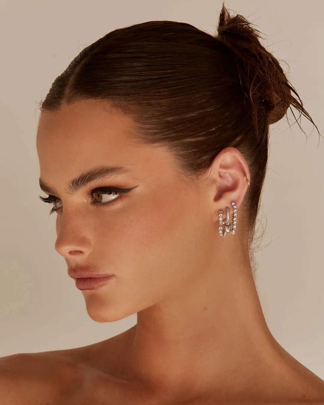 Ballier Chain Studs- Silver sold by Luv Aj product image thumbnail 4