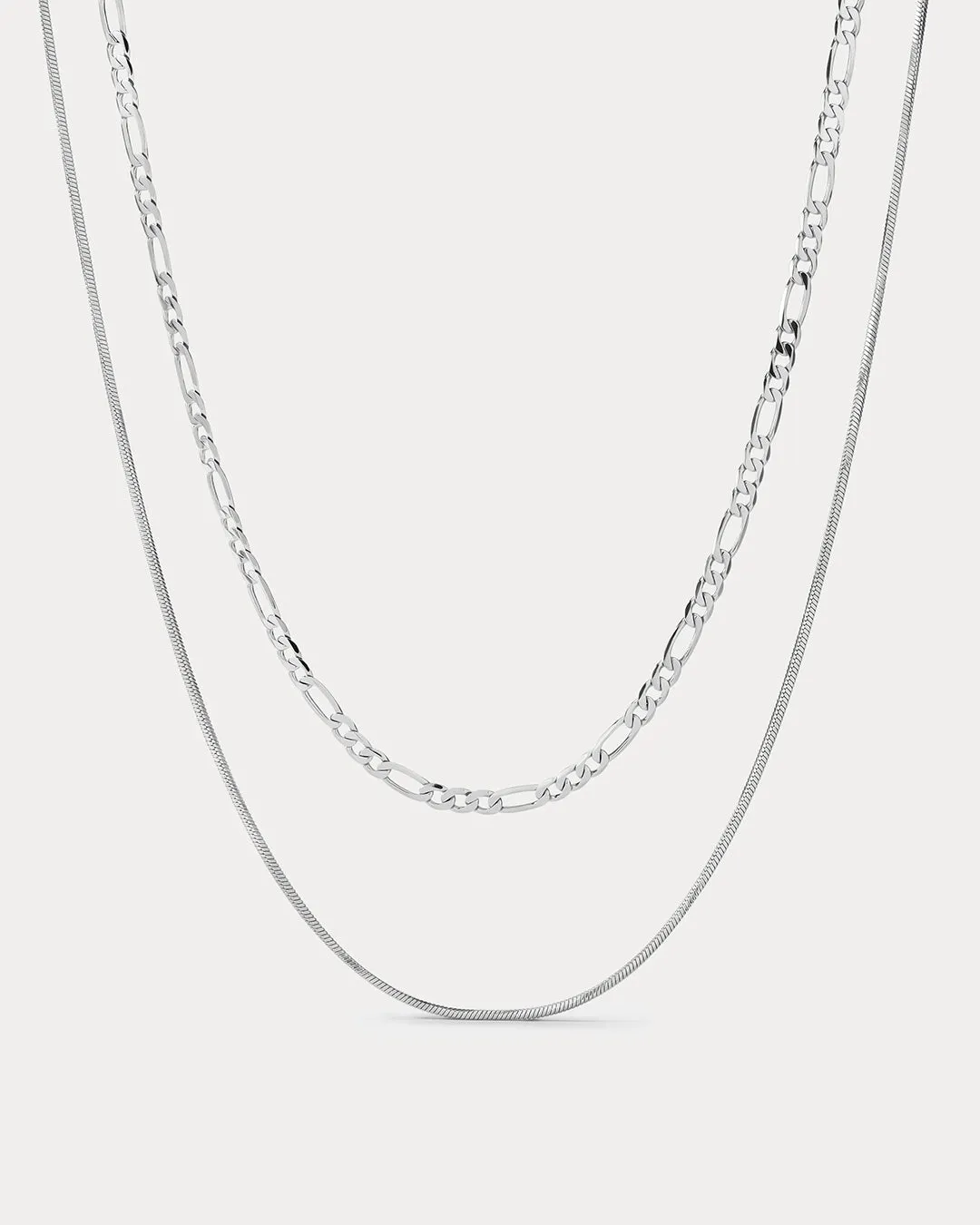 Cecilia Chain Necklace- Silver sold by Luv Aj