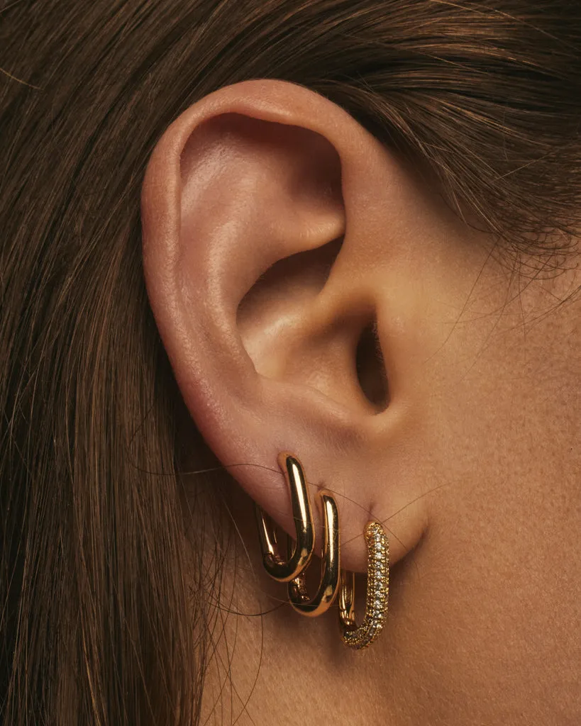 Chain Link Huggies- Gold sold by Luv Aj product image thumbnail 2