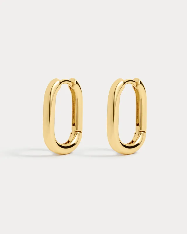 Chain Link Huggies- Gold sold by Luv Aj