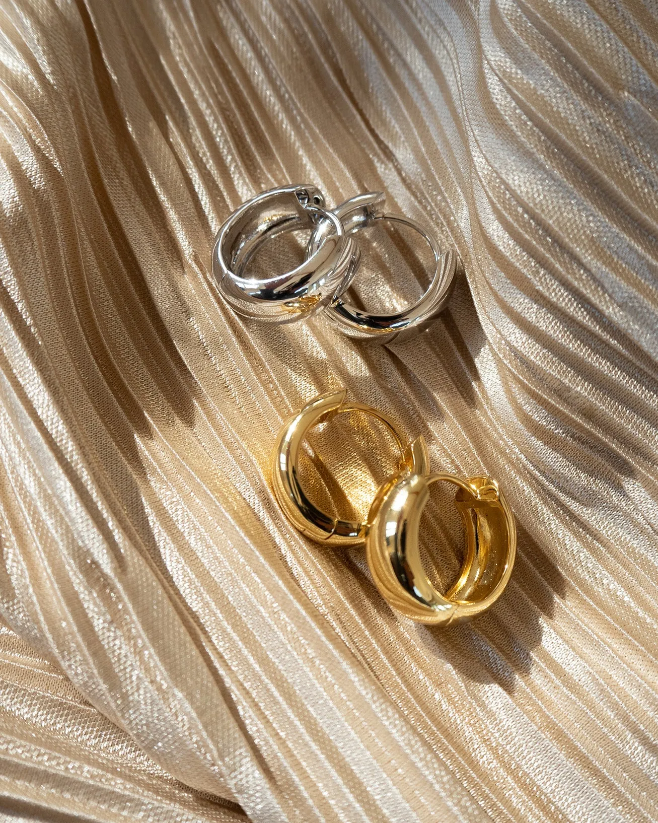 Monaco Huggies- Silver sold by Luv Aj product image thumbnail 5