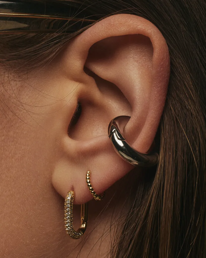 Mini Continuous Beaded Huggies- Gold (Ships Mid January) sold by Luv Aj product image thumbnail 4