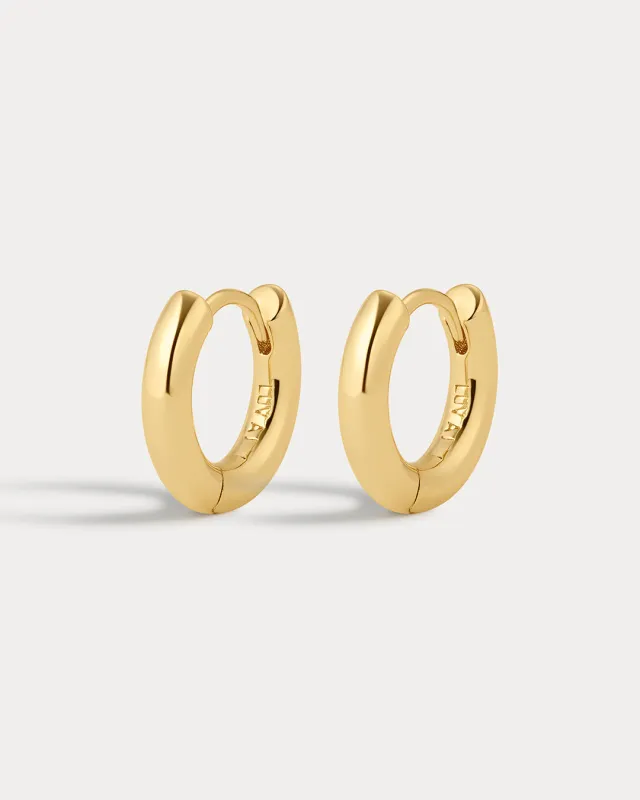 Plain Amalfi Huggies- Gold sold by Luv Aj